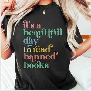 NEW Read banned books  Shirt, book lover gift